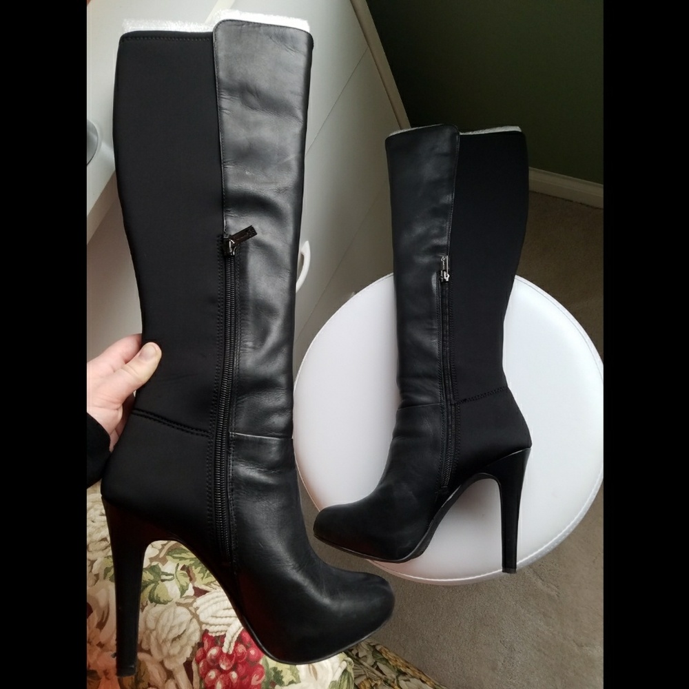 Black Leather Boots